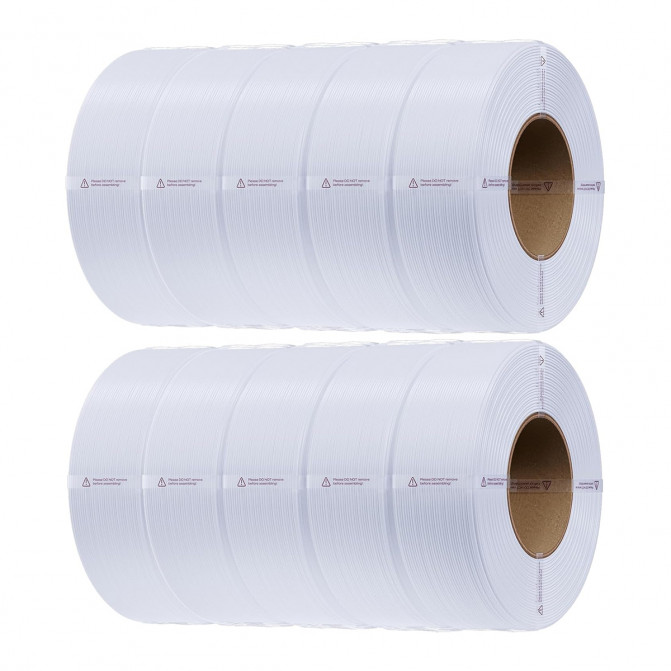 Филамент для 3D-принтера PETG, Creality, CR-PETG, White x10 (эко-упаковка), 1.75 мм, 10кг