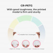 Филамент PETG 10кг White, Creality, CR-PETG, 10шт по 1кг в наборе (без катушки)