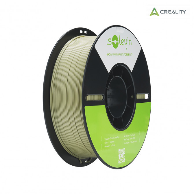 Филамент PLA Grass Green, Creality, Soleyin Ultra, 1кг для 3D-принтера
