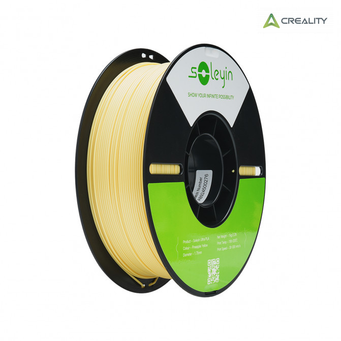 Филамент PLA Pineapple Yellow, Creality, Soleyin Ultra, 1кг для 3D-принтера