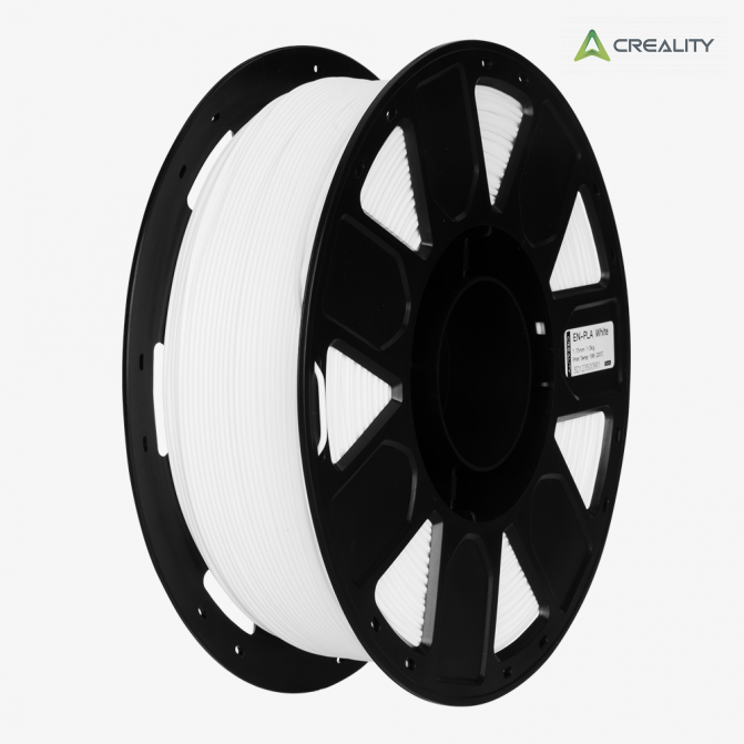 Filament PLA White, Creality, EN-PLA, 1kg pentru imprimanta 3D
