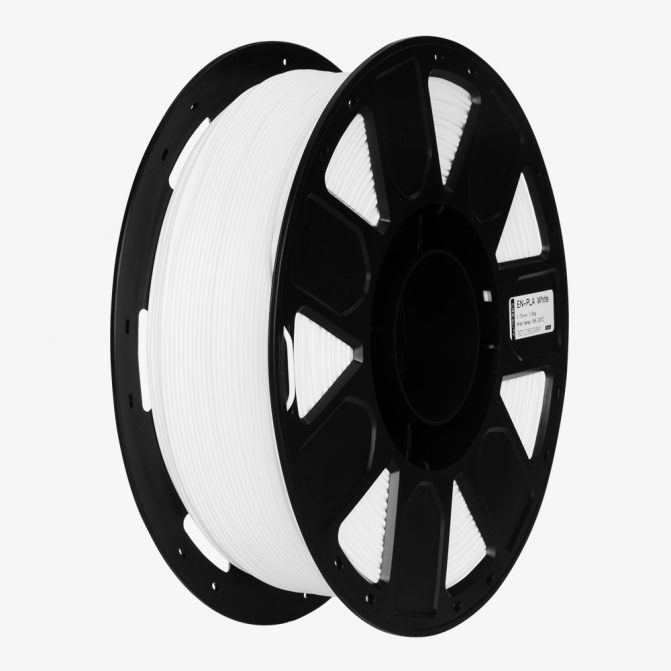 Filament pentru imprimanta 3D Creality, EN-PLA, White, 1.75 мм, 1кг