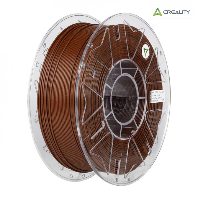 Filament PETG-CF Caramel Brown Coffee, Creality, Hyper, 1kg pentru imprimanta 3D