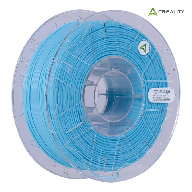 Filament PLA Luminous Blue, Creality, Hyper, 1kg pentru imprimanta 3D