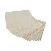 Foi de placaj din tei (Basswood), seria Falcon, set 300×300×3 mm, 10 buc.