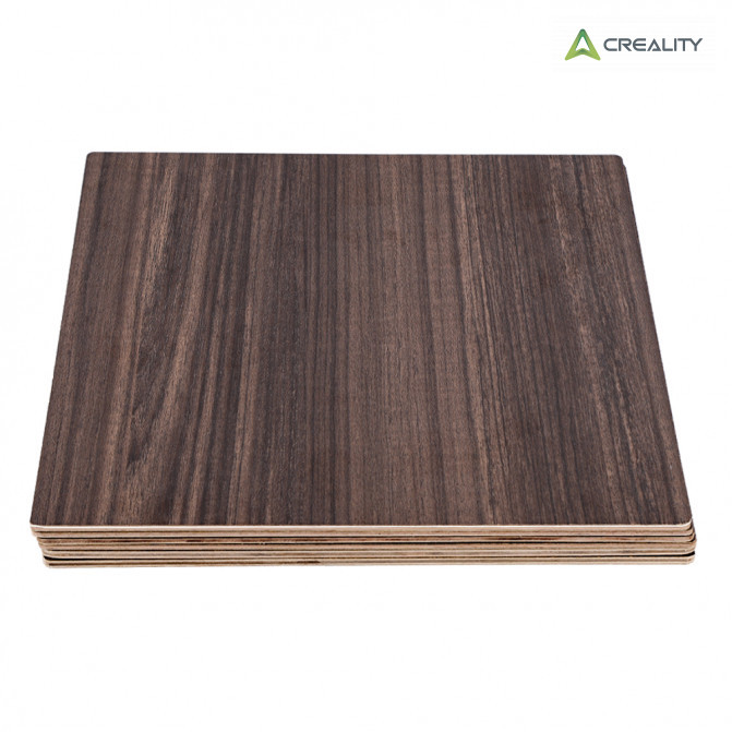 Foi de placaj din nuc (Walnut), seria Falcon Creality, set 300×300×3 mm, 10 buc.