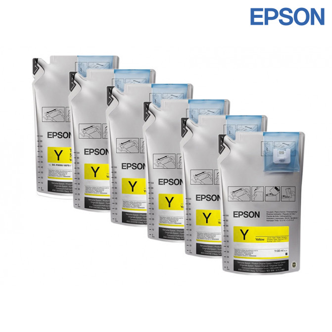 Cartuș cu jet de cerneală Epson T741400 Yellow (1Lx6packs) Original