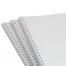 Arc metalic pentru îndosariere d=6.4mm 100 buc White