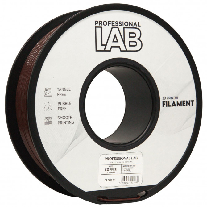 Филамент для 3D-принтера PETG, FG-P205-E1 ProfLab, Coffee, 1.75 мм, 1кг