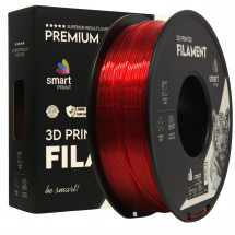 Филамент для 3D-принтера PETG, FG-S200-E1 Smart Print, Transparent Red, 1.75 мм, 1кг