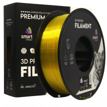 Filament pentru imprimanta 3D Smart Print FG-S201-E1, PETG, Transparent Yellow, 1.75 mm, 1kg