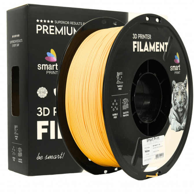 Филамент для 3D-принтера PETG, FG-S219-E1 Smart Print, Matte Yellow, 1.75 мм, 1кг