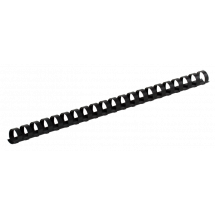 Arc din plastic pentru îndosariere d=8mm 100 buc Black