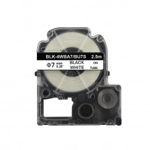 Cartuş Label Epson Heat Shrink Tube LK-4WBF/BLK-4WBA7(BU7S) Black/White 7mm*2,5m Prospect