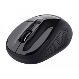 Mouse Trust Primo Wireless Compact Mouse, 2.4GHz, Micro receiver, 4 buttons, 1000-1600 dpi, USB, 2xAAA batteries, Matt Black