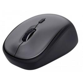 Mouse Trust Yvi + Eco Wireless Silent Mouse - Black, 8m 2.4GHz, Micro receiver, 800-1600 dpi, 4 button, AA battery, USB