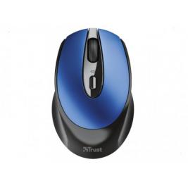Mouse Trust Zaya Wireless Rechargeable Optical Mouse, 2.4GHz, Nano receiver, 800/1600 dpi, 4 button, USB, Black