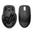 Mouse HP 435 Multi-Device Wireless Mouse, 4 programmable buttons, 4000 dpi, Connects to up to 2 devices with a USB-A nano dongle or Bluetooth, Black.