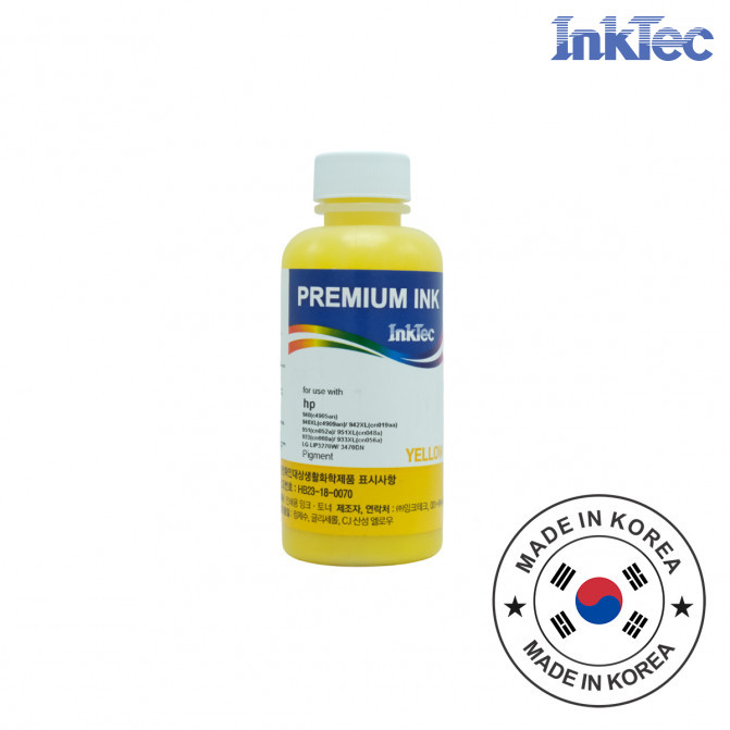 Чернила InkTec HP 100 мл Yellow Pigment H8940-100MY