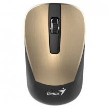 Mouse Genius Wireless NX-7015, Optical, 800-1600 dpi, 3 buttons, Ambidextrous, BlueEye, 1xAA, Gold