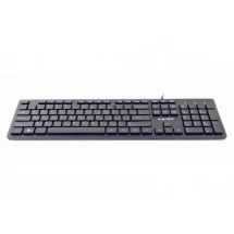Tastatura Gembird KB-MCH-03, Slimline, Silent, Fn key, chocolate type keys, Black, USB
