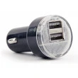 Incărcător de mașină EnerGenie EG-U2C2A-CAR-02, 2-port USB car charger, 2.1 A, black