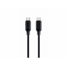 Cablu Type-C to Type-C - 1.5 m - Cablexpert CC-USB2-CMCM60-1.5M, 60W Type-C Power Delivery (PD) charging & data cable, 1.5 m, Black