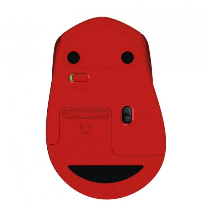 Мышь Logitech Wireless M330, Беспроводное, Красный