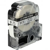 Картридж с лентой Label Epson LK-3TBN/LC-3TBW(ST9KW) Laminated Black/Clear 9mm*8m Prospect