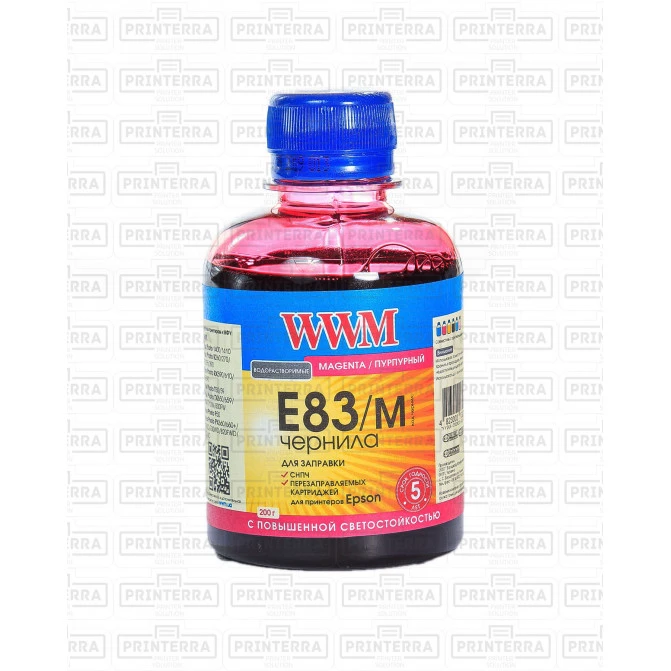 Cerneala WWM pentru imprimante Epson 200 ml Magenta