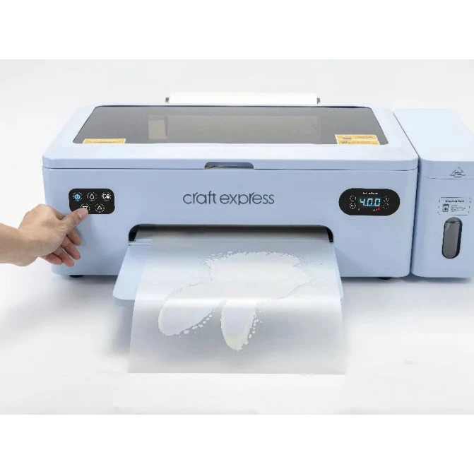 Плёнка 33см*100m Plotterfilms Hot Cold Peel в рулоне для печати DTF чернилами 75мкм