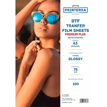 Pelicula PET Premium Plus pentru DTF А3 (297*420mm) 100folii 75 microni