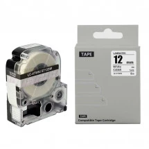 Картридж с лентой Label Epson LK-4TWN/LC-4TWN(SR12SW) Transparent White/Clear 12mm*8m Prospect