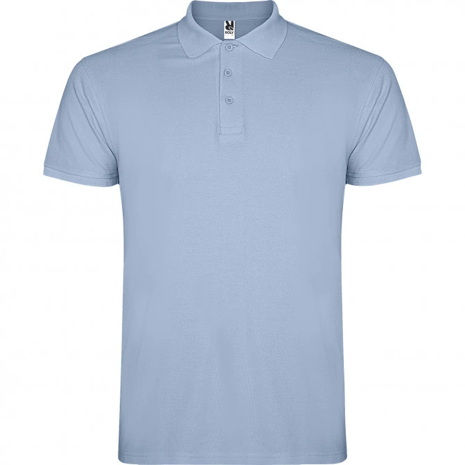 Мужская футболка Roly Polo Star Shirt Zen Blue XL