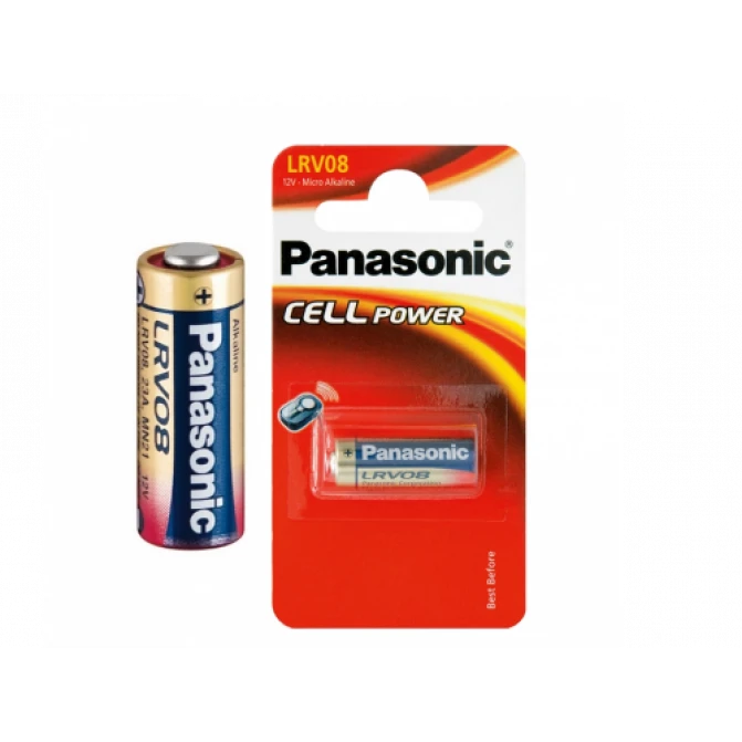 Baterii Panasonic Alkaline LR08 CELL Power 12V, Blister*1, LRV08L/1BE, (23A, 8LR23)