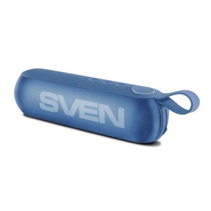 Колонки SVEN PS-75 Blue, Bluetooth, FM, USB, microSD, 6w, Li-ion 1200mAh, Mic, DC 5 V