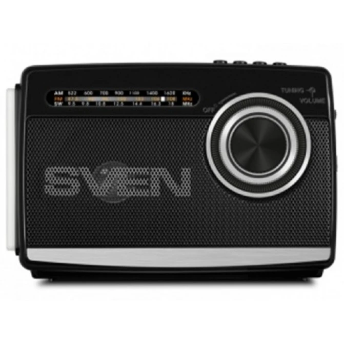 Колонки SVEN Tuner SRP-535  3W, FM/AM/SW, USB, microSD, flashlight, battery