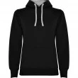 Толстовка Roly Urban Woman Black/Vigore Grey XL