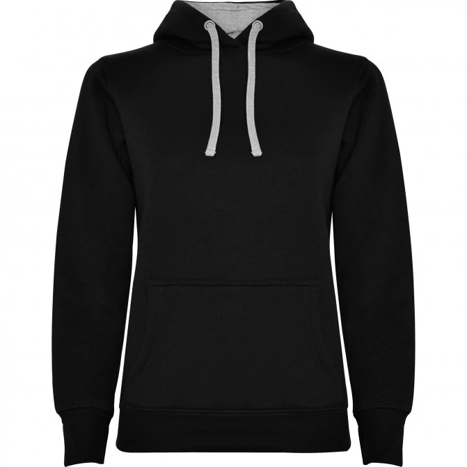Толстовка Roly Urban Woman Black/Vigore Grey XL