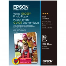 Фотобумага 4R 183 гр Глянцевая Value 50 листов Epson