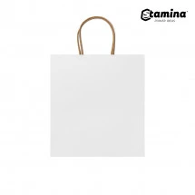 Pungă de hârtie Haya White 110gr