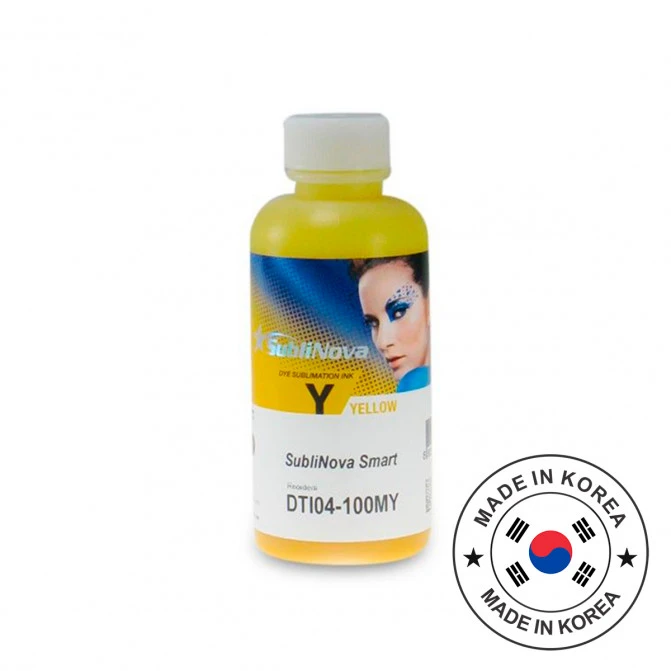 Чернила InkTec Epson Сублимационные 100 мл Yellow DTI04-100MY Sublinova Smart