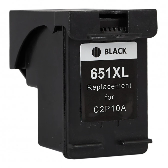 Cartuș cu jet de cerneală HP №651B (C2P10AE) Black Imagine