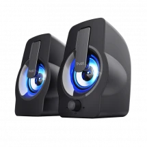 Boxe Trust Gemi RGB 2.0 Speaker Set, 12W, LED illumination with automated colour cycle, Black