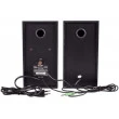 Колонки SVEN SPS-619 GOLD (Black),  2.0 / 2x10W RMS, headphone jack, wooden, (3"+1")