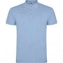 Tricou pentru bărbați Roly Polo Star 200 Sky Blue M