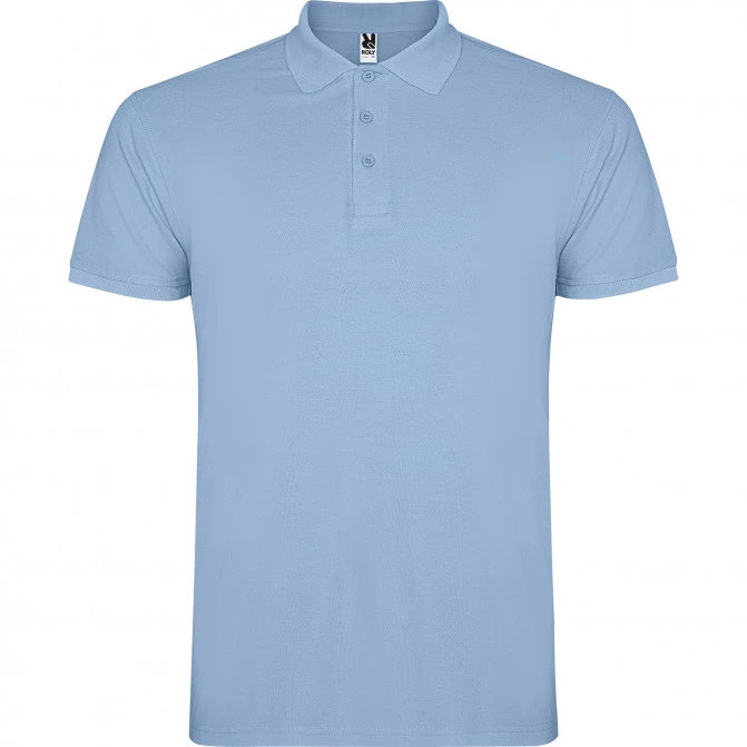 Tricou pentru bărbați Roly Polo Star 200 Sky Blue L