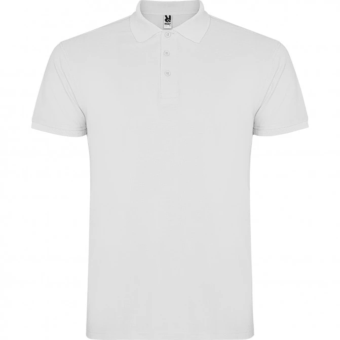 Tricou pentru bărbați Roly Polo Star 200 White L